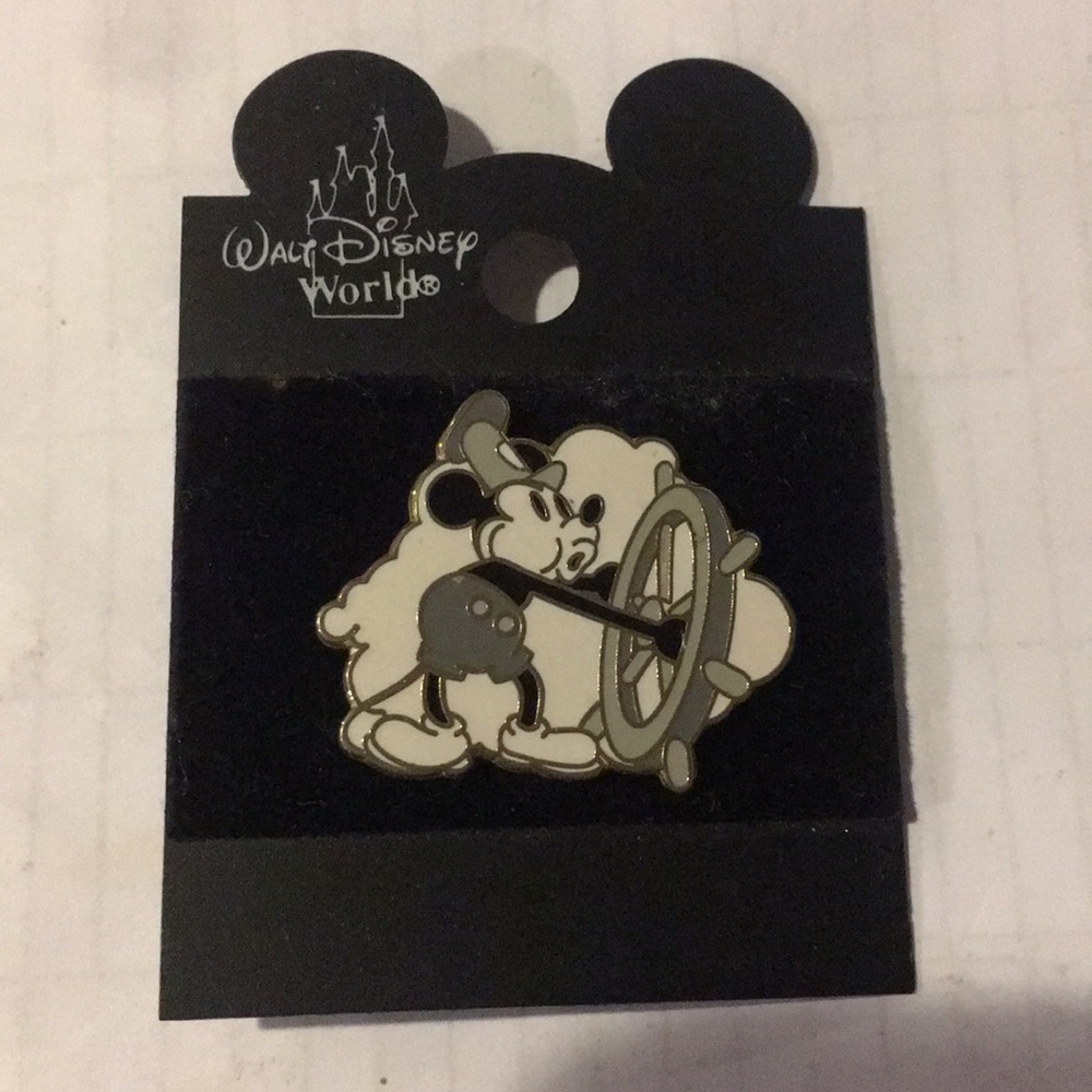 Disney Vintage Steamboat Willie Mickey Mouse Pin